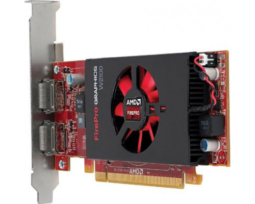 AMD FirePRO W2100 2GB DDR3 DisplayPort Wysoki Profil uniwersalny (100311-uniw)