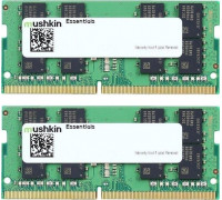 Mushkin Essentials, SODIMM, DDR4, 64 GB, 3200 MHz, CL22 (MES4S320NF32GX2)