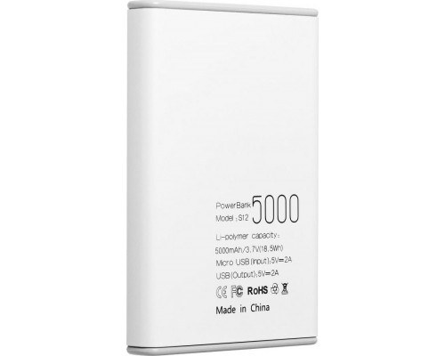 Powerbank Puridea S12 5000 mAh White