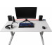 Gaming galds Zdesk PB-STLW-LH White 138 cmx68 cm