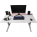 Gaming galds Zdesk PB-STLW-LH White 138 cmx68 cm