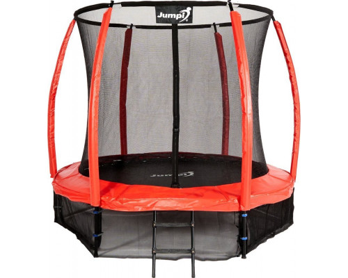 Garden Trampoline Jumpi Garden Maxy Comfort Plus With inner mesh 8.5 FT 252 cm czerwona