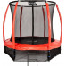 Garden Trampoline Jumpi Garden Maxy Comfort Plus With inner mesh 8.5 FT 252 cm czerwona