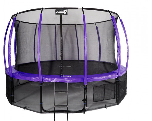 Garden Trampoline Jumpi Garden Maxy Comfort Plus With inner mesh 16 FT 487 cm fioletowa