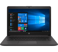 Laptop HP HP 245 G7 Black, 14.0 ", HD, 1366 x 768, Matt, AMD, Ryzen 3 3300U, 4 GB, DDR4, SSD 128 GB, Radeon VEGA 6, Windows 10 Home, 802.11ac, Keyboard language English, Warranty 24 month(s)