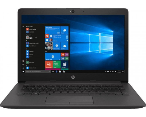 Laptop HP HP 245 G7 Black, 14.0 ", HD, 1366 x 768, Matt, AMD, Ryzen 3 3300U, 4 GB, DDR4, SSD 128 GB, Radeon VEGA 6, Windows 10 Home, 802.11ac, Keyboard language English, Warranty 24 month(s)