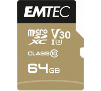 SD  Emtec Speedin Pro MicroSDXC 64 GB Class 10 UHS-I/U3 A1 V30 (ECMSDM64GXC10SP)