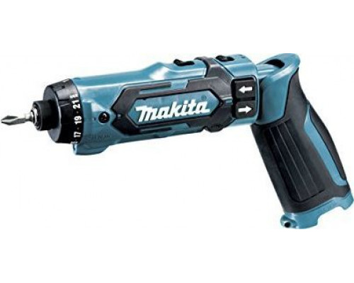Makita Makita cordless screwdriver DF012DZ, 7.2Volt, drill screwdriver (blue / black, without battery and charger)