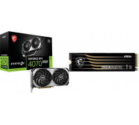 *RTX4070Super MSI GeForce RTX 4070 SUPER 12G VENTUS 2X OC + Spatium M480 Pro 1TB M.2 2280 PCI-E x4 Gen4 NVMe