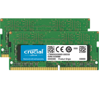 Crucial SODIMM, DDR4, 16 GB, 2400 MHz, CL17 (CT2K16G4SFD824A)