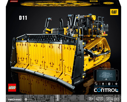 LEGO Technic Sterowany przez aplikację buldożer Cat D11 (42131)