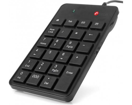 C-Tech numeryczna, czarna (KBN-01)