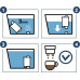 Coffix Filtr wody do ekspresu SAECO PHILIPS Brita Intenza+ (zamiennik)