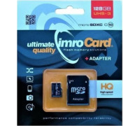 SD  Imro MicroSDXC 128 GB Class 10 UHS-I/U3  (2_408394)