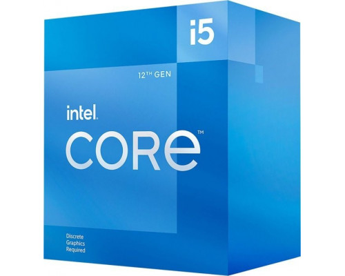 Intel Core i5-12400F, 2.5 GHz, 18 MB, BOX (BX8071512400F)