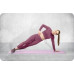 Neo-Sport Treniņu paklājs NS-922 183 cm x 60 cm x 1 cm pink