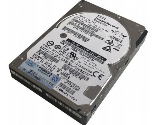 Dysk HP HDD 300GB SAS 2.5 INCH 10 KRPM