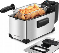 Aigostar  2200W 3.0L Stainless steel deep fryer with window VDE / Ushas
