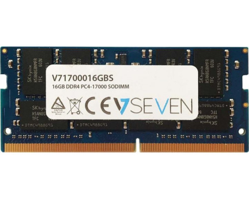 V7 SODIMM, DDR4, 16 GB, 2133 MHz, CL15 (V71700016GBS)