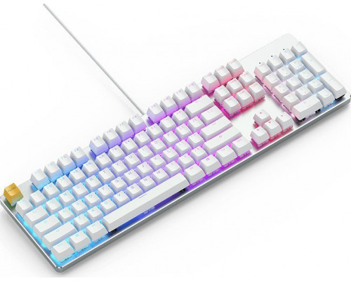 Glorious PC Gaming Race Glorious GMMK Full Size White Ice Edition - Gateron-Brown, US-Layout