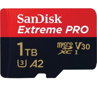 SD  SanDisk Extreme PRO MicroSDXC 1 TB Class 10 UHS-I/U3 A2 V30 (SDSQXCD-1T00-GN6MA)