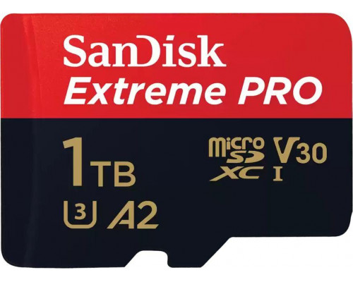 SD  SanDisk Extreme PRO MicroSDXC 1 TB Class 10 UHS-I/U3 A2 V30 (SDSQXCD-1T00-GN6MA)