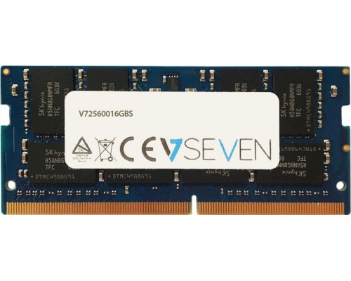 V7 SODIMM, DDR4, 16 GB, 3200 MHz, CL22 (V72560016GBS)