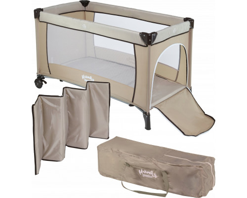 Hanks Kids COT TOURIST SIMPLE BEIGE HANKSKIDS