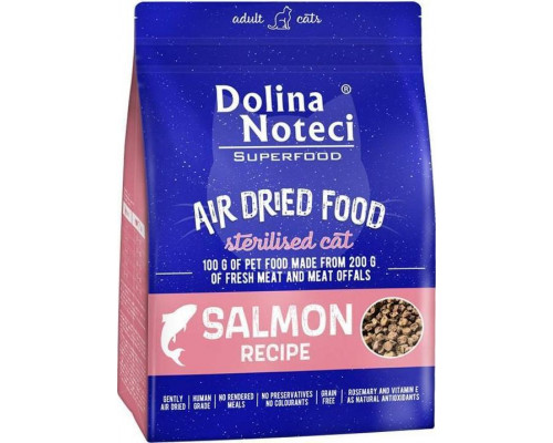 Dolina Noteci DOLINA NOTECI Superfood Danie z łososia- karma suszona dla kotów sterylizowanych 1kg