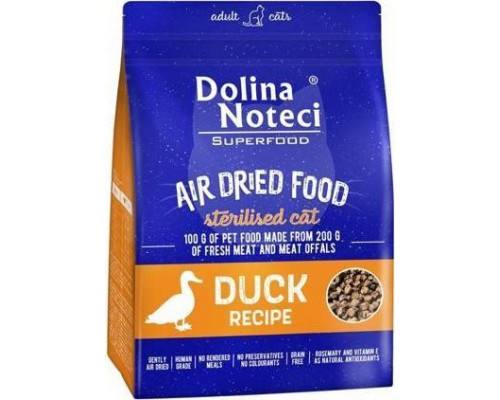 Dolina Noteci DOLINA NOTECI Superfood Danie z kaczki- karma suszona dla kotów sterylizowanych 1kg