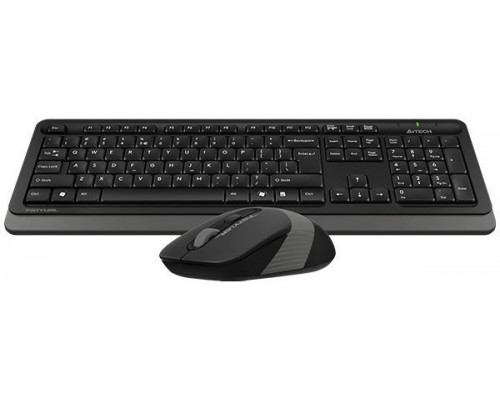 A4Tech A4tech set klávesnice + myš, FG1010 FSTYLER, bezdrátová, šedá