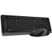 A4Tech A4tech set klávesnice + myš, FG1010 FSTYLER, bezdrátová, šedá
