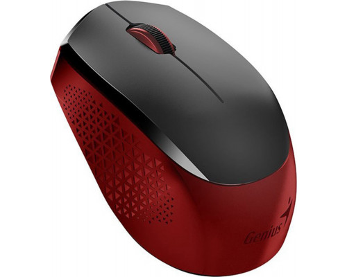 Genius Genius NX-8000S, 1600DPI, 2.4 [GHz], optyczna, 3kl., USB, czarno-czerwona, AA