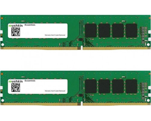 Mushkin Essentials, DDR4, 32 GB, 2666MHz, CL19 (MES4U266KF16GX2)