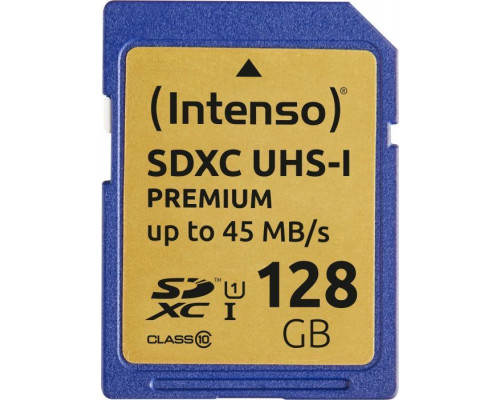 SD  Intenso Premium SDXC 128 GB Class 10 UHS-I  (3421491)