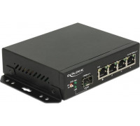 Switch Delock 4 Porty RJ45 + 1x SFP (87704)