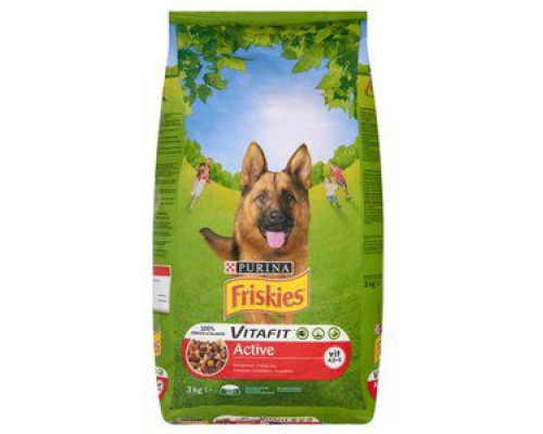 Nestle FRISKIES PIES 3kg SUCHY ACTIVE