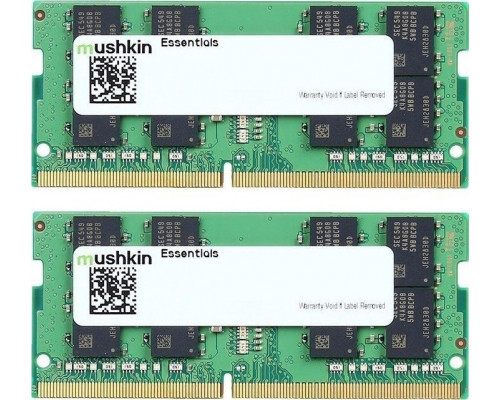 Mushkin Essentials, SODIMM, DDR4, 32 GB, 2933 MHz, CL21 (MES4S293MF16GX2)