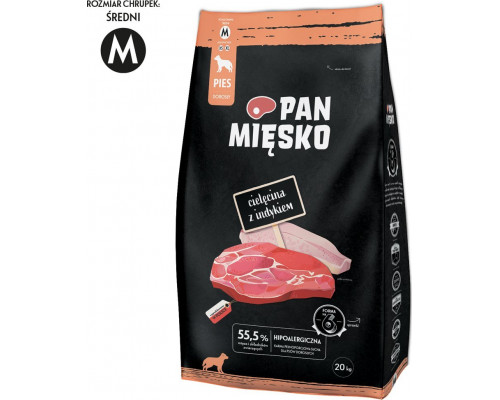 Pan Mięsko Cielęcina z turkeyiem chrupki M 20kg