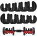 HMS Dumbbells SR52 stalowe 2 x 24 kg + stojak STR10