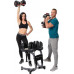 HMS Dumbbells SR52 stalowe 2 x 24 kg + stojak STR10