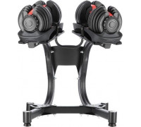 HMS Dumbbells SR52 stalowe 2 x 24 kg + stojak STR10