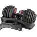 HMS Dumbbells SR52 stalowe 2 x 24 kg + stojak STR10