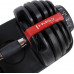 HMS Dumbbells SR52 stalowe 2 x 24 kg + stojak STR10
