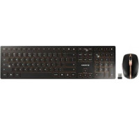 Cherry Cherry Desktop DW 9100 SLIM [US/EU] WL AES black/copper BT Lithium Akku - wochenlange Nutzung ohne Aufladung