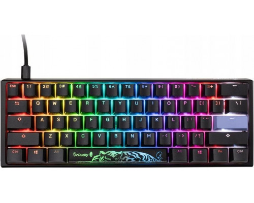 Ducky Ducky One 3 Classic Black/White Mini Gaming Tastatur, RGB LED - MX-Black (US)