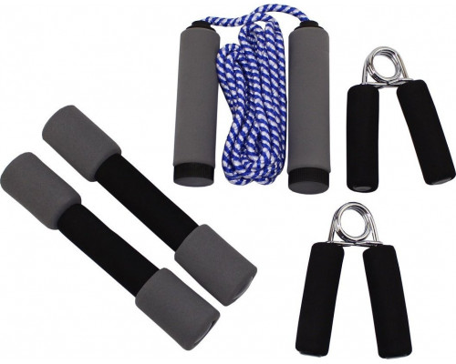 Master Zestaw Ściskacze Hantelki Skakanka MASTER