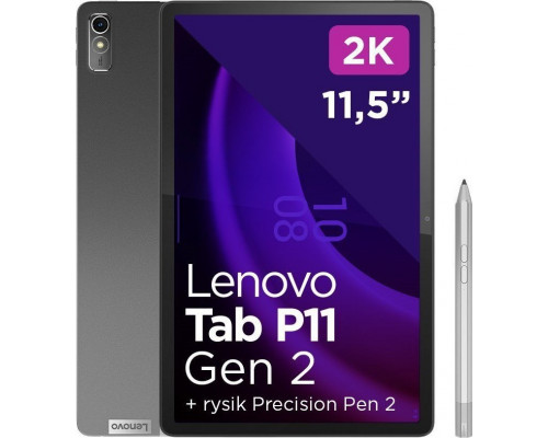 Lenovo Tab P11 G2 11.5" 128 GB 4G LTE Grafitowe (ZABG0240PL)