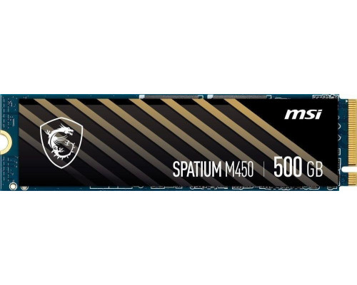 SSD 500GB SSD MSI Spatium M450 500GB M.2 2280 PCI-E x4 Gen4 NVMe (S78-440K190-P83)