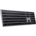 KLAWIATURA BEZPRZEWODOWA SATECHI SLIM X3 BLUETOOTH BACKLIT WIRELESS KEYBOARD - US PODŚWIETLANA (SPACE GREY)